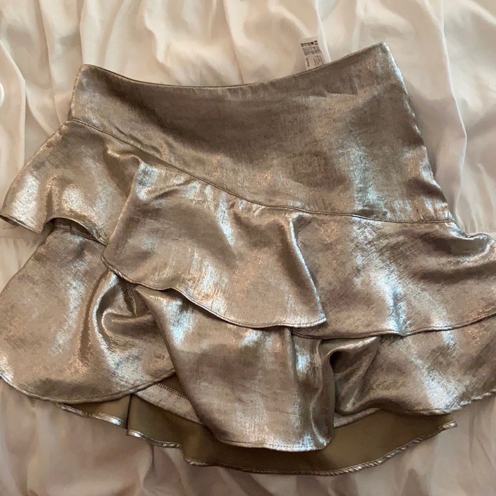 Zara Metallic Skort